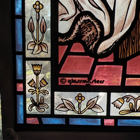 The Kiss by Dante G Rosetti - Stained Glass Sun Catcher - Picture 3 of 7